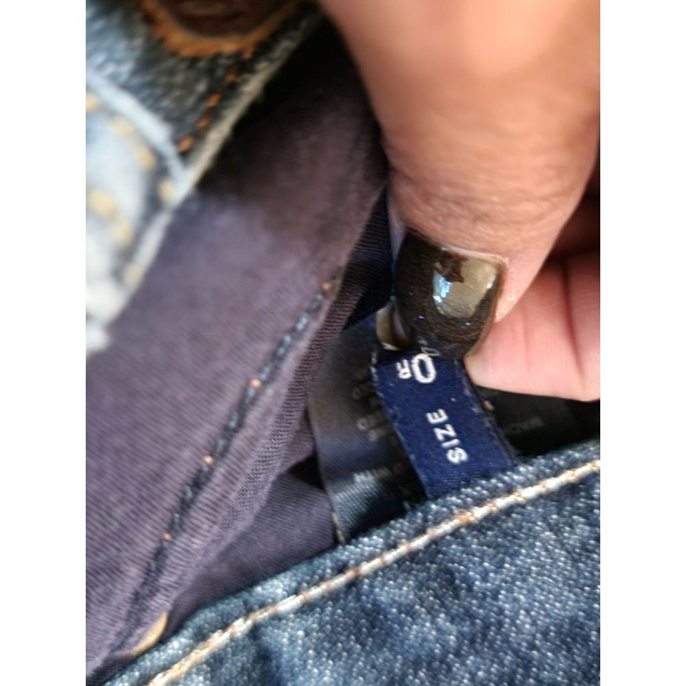 Express Zelda Barely Boot Jeans Sz 0r - image 8